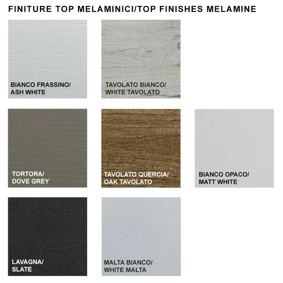 Table extensible en bois mélaminé jusqu'à 470 cm Made in Italy – Gordito Viadurini