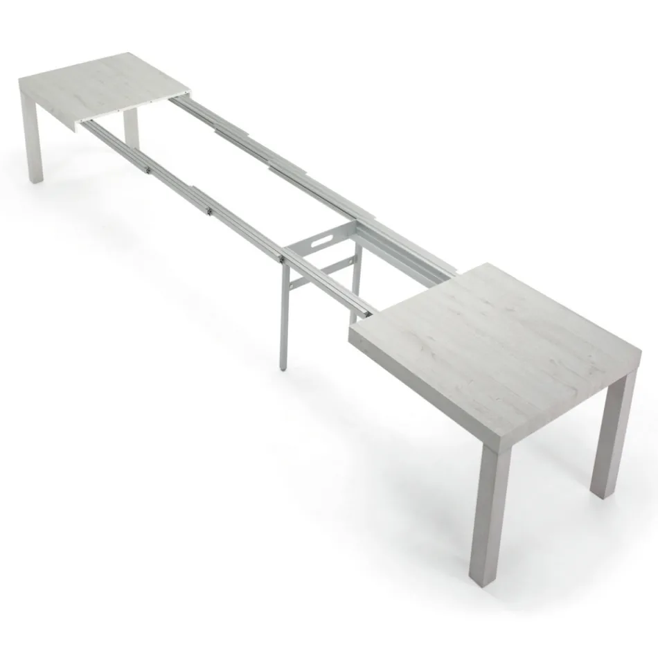 Table extensible en bois mélaminé jusqu'à 470 cm Made in Italy – Gordito Viadurini