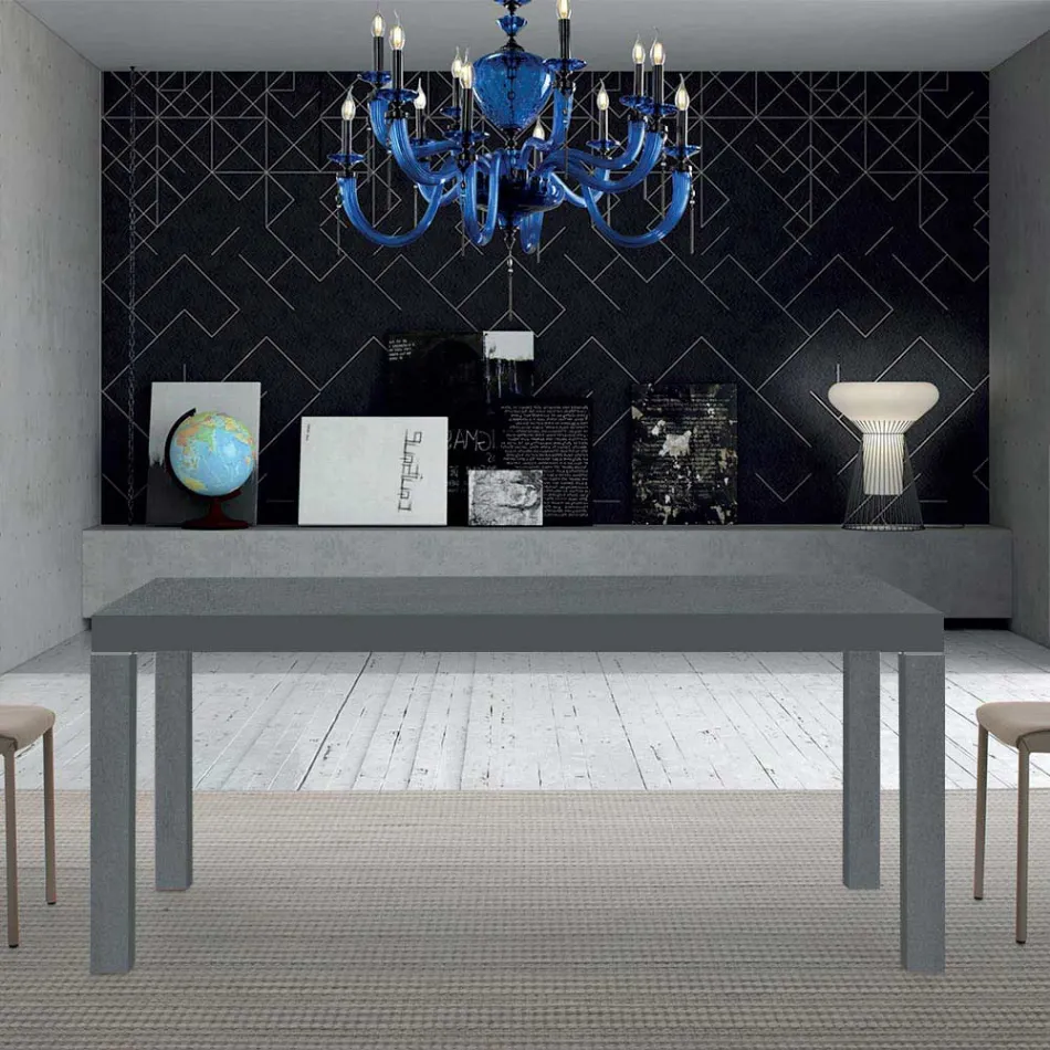 Table extensible en bois mélaminé jusqu'à 470 cm Made in Italy – Gordito Viadurini