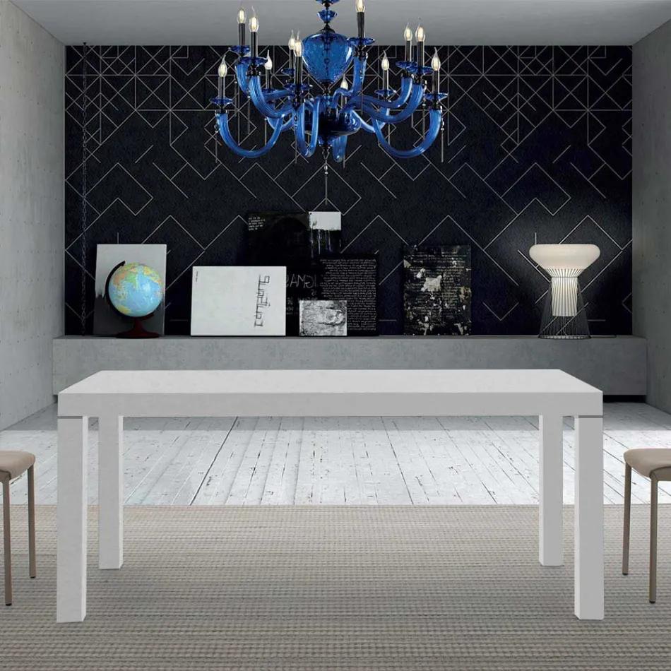 Table extensible en bois mélaminé jusqu'à 470 cm Made in Italy – Gordito Viadurini