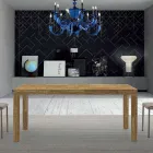 Table extensible en bois mélaminé jusqu'à 470 cm Made in Italy – Gordito Viadurini