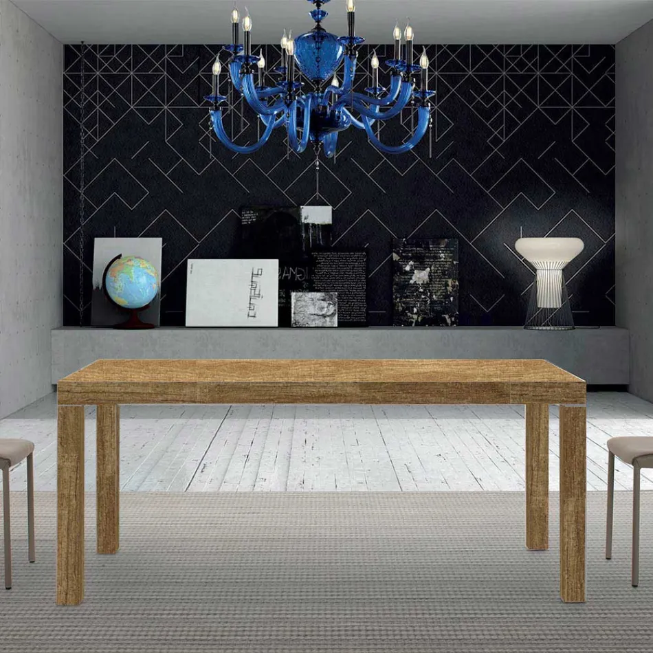 Table extensible en bois mélaminé jusqu'à 470 cm Made in Italy – Gordito Viadurini