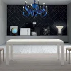 Table extensible en bois mélaminé jusqu'à 470 cm Made in Italy – Gordito Viadurini