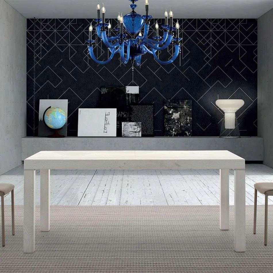 Table extensible en bois mélaminé jusqu'à 470 cm Made in Italy – Gordito Viadurini