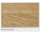 Table en chêne noué avec base en métal Made in Italy - Sebastiano Viadurini