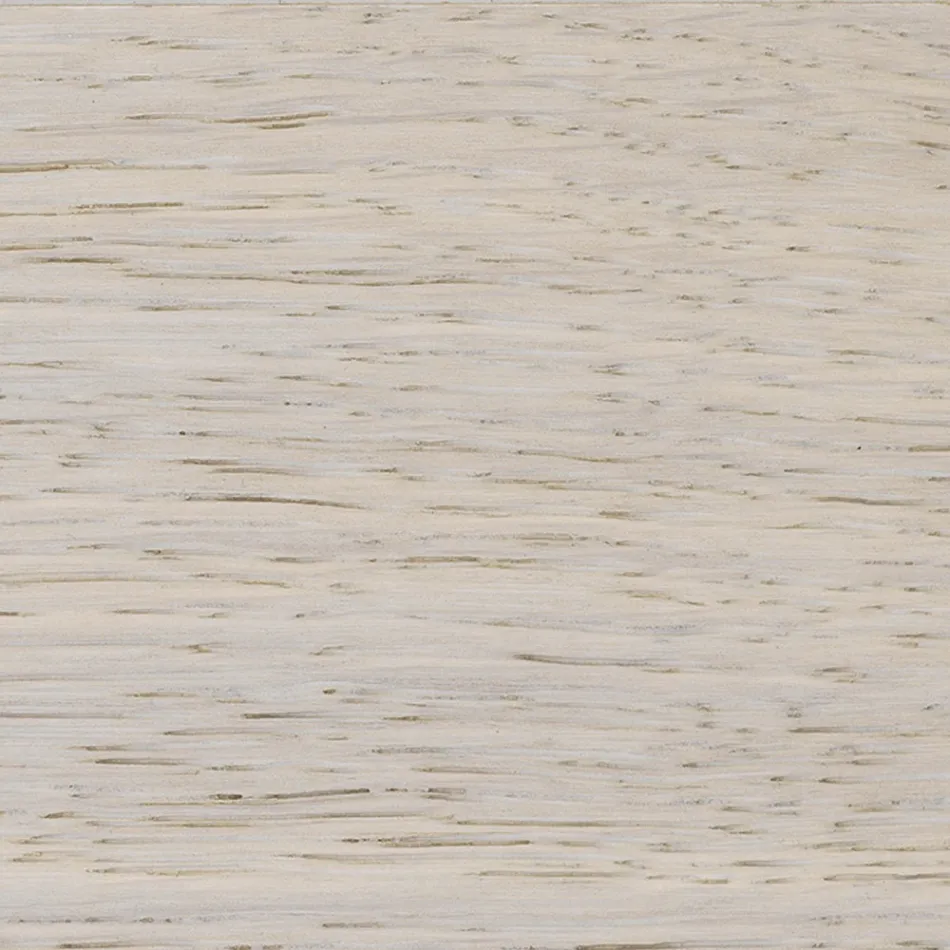 Table en Chêne Plaqué avec Bordure Feuille Carrée et Métal Made in Italy - Riad Viadurini