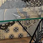 Table en verre trempé de conception moderne fabriquée en Italie, Mitia Viadurini