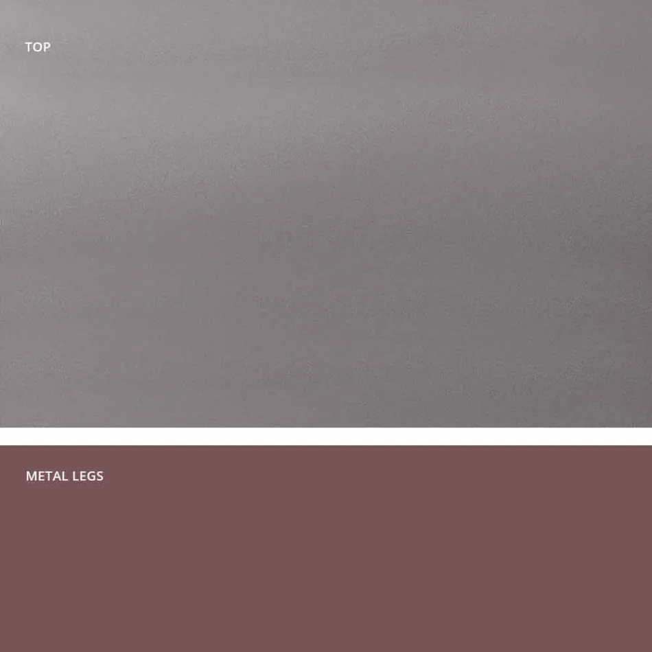 Table en verre trempé de conception moderne fabriquée en Italie, Mitia Viadurini