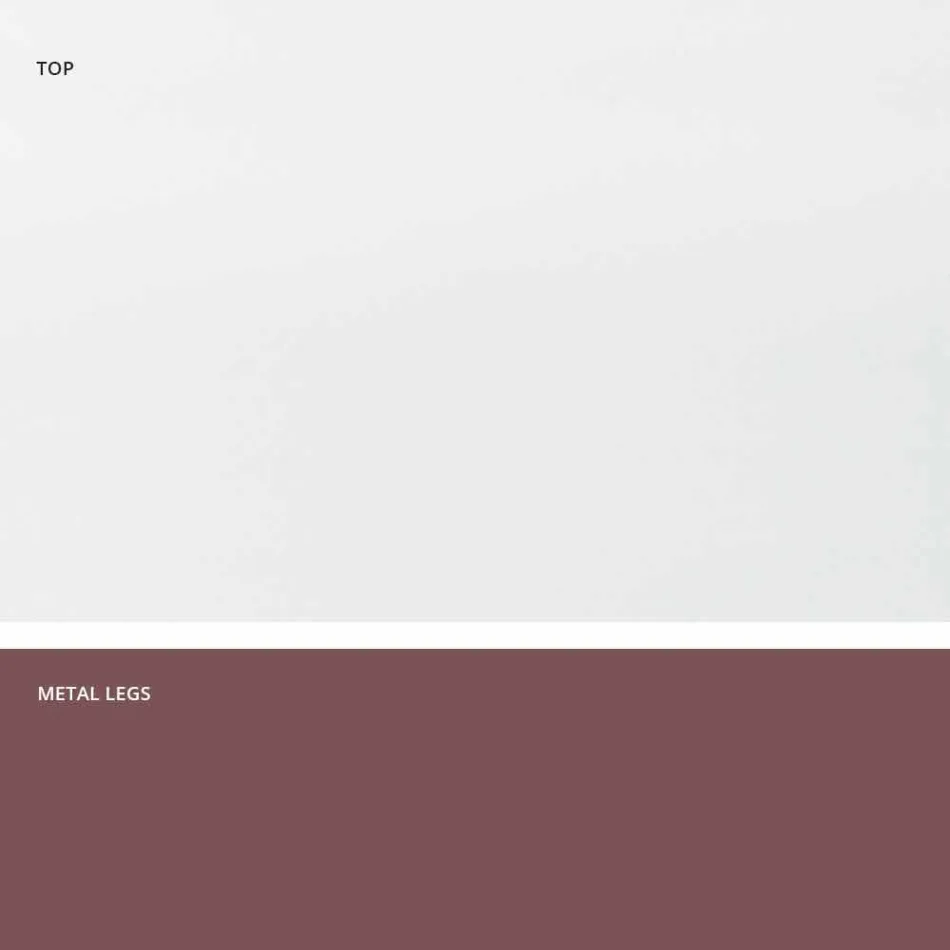 Table en verre trempé de conception moderne fabriquée en Italie, Mitia Viadurini