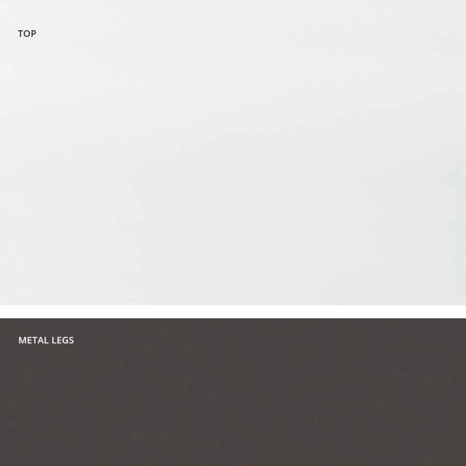 Table en verre trempé de conception moderne fabriquée en Italie, Mitia Viadurini