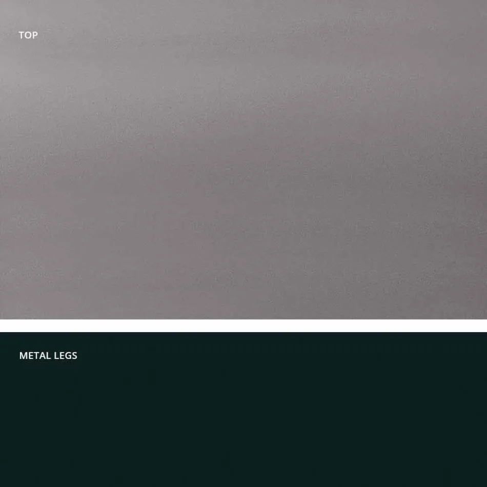 Table en verre trempé de design moderne produite en Italie, Clark Viadurini