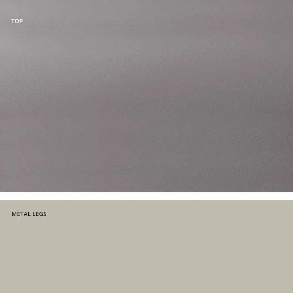 Table en verre trempé de design moderne produite en Italie, Clark Viadurini