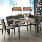 Table extensible pliante en vitrocéramique jusqu'à 240 cm Terni Viadurini