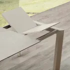 Table extensible pliante en vitrocéramique jusqu'à 240 cm Terni Viadurini