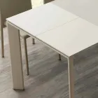 Table extensible pliante en vitrocéramique jusqu'à 240 cm Terni Viadurini