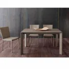 Table extensible pliante en vitrocéramique jusqu'à 240 cm Terni Viadurini