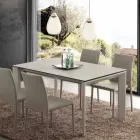Table extensible pliante en vitrocéramique jusqu'à 240 cm Terni Viadurini