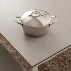Table extensible pliante en vitrocéramique jusqu'à 240 cm Terni Viadurini