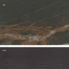 Table en verre et céramique design moderne fabriquée en Italie, Egisto Viadurini