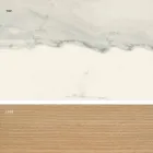 Table en verre et céramique design moderne fabriquée en Italie, Egisto Viadurini