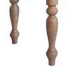 Table d'intérieur avec plateau et pieds en chêne Made in Italy - Geolier Viadurini