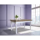 Table de séjour extensible en sapin nordique Made in Italy - Benidorm Viadurini