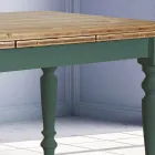 Table de séjour extensible en sapin nordique Made in Italy - Benidorm Viadurini