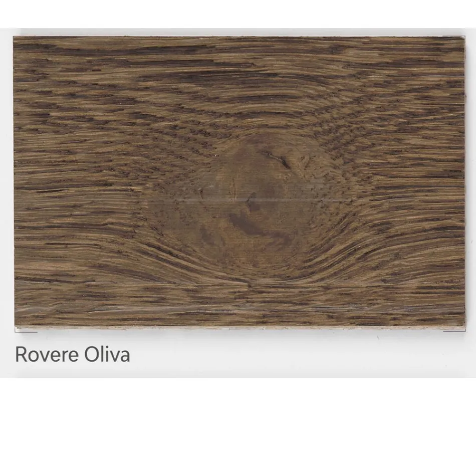 Table de salon en chêne Massellato disponible en différents bords Made in Italy - Treebeard Viadurini