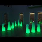 Table haute lumineuse d'extérieur avec LED en Hpl et polyéthylène fabriquée en Italie - Forlina Viadurini