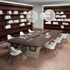 Table de réunion en mélaminé par Andrea Stramigioli - Butterfly Viadurini