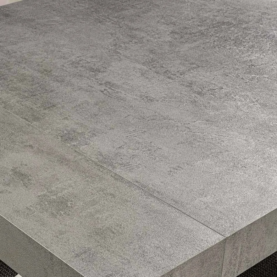 Table extensible moderne jusqu'à 260/280 cm en bois et métal - Teramo Viadurini