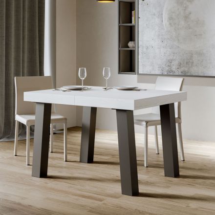 Table extensible moderne jusqu'à 440 cm en bois fabriquée en Italie - Cédric Viadurini