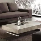 Table extensible ou table basse avec plateau en mélaminé Palau Viadurini