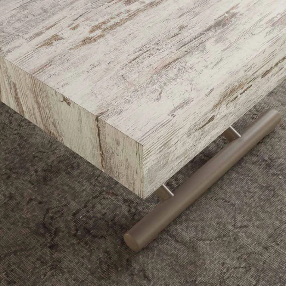 Table extensible ou table basse avec plateau en mélaminé Palau Viadurini