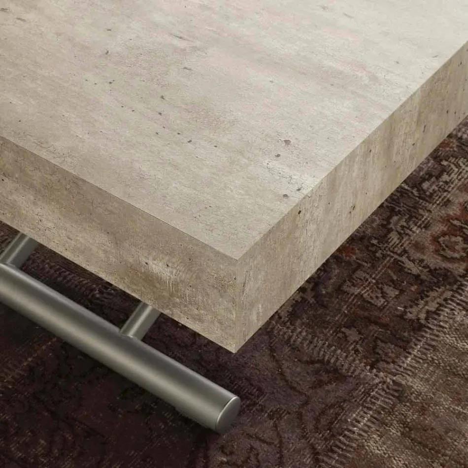 Table extensible ou table basse avec plateau en mélaminé Palau Viadurini