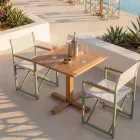 Table d'extérieur avec pied central de différentes tailles - Yggdrasil Viadurini