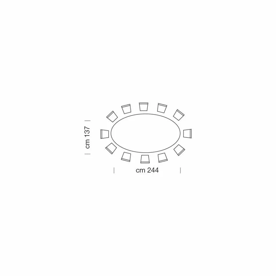 Table ovale moderne en marbre de Carrare ou noir Marquinia fabriquée en Italie – Dollars Viadurini