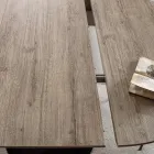 Table de salle à manger avec plateau rond extensible jusqu'à 170 cm - Moreno Viadurini