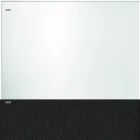 Plateau en Verre Extra-clair et Pieds Métal 3 Finitions 4 Tailles - Speck Viadurini