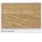 Table plaquée chêne massif et base en cristal Made in Italy - Noelia Viadurini