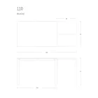 Table à Manger Extensible 190 cm Métal et Bois Made in Italy - Euclidienne Viadurini