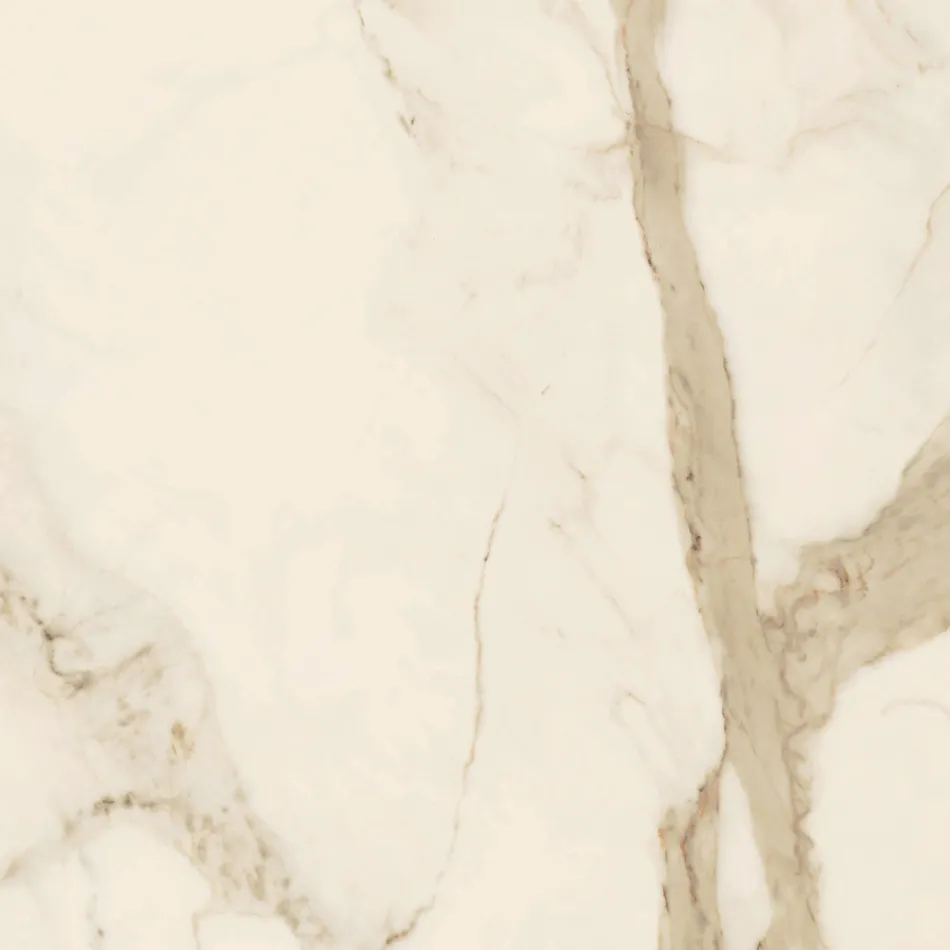 Table à manger extensible jusqu'à 2,8 m en métal et plateau en céramique mate - Rashid Viadurini