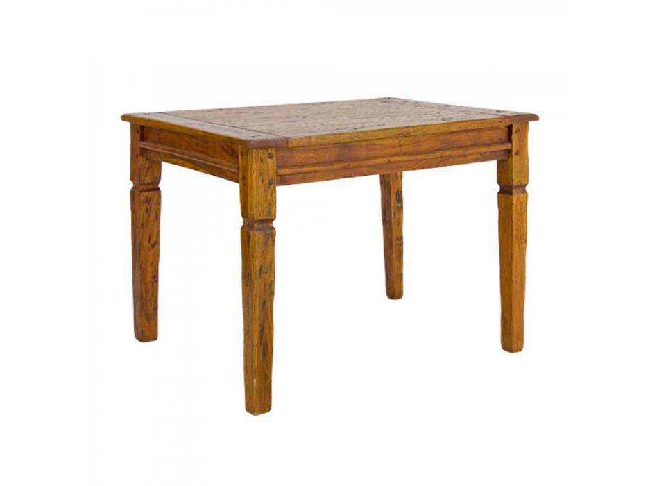Table à manger extensible jusqu'à 290 cm en bois massif Homemotion - Carbo Viadurini