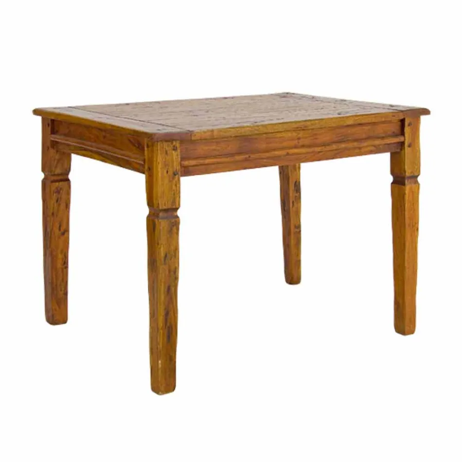 Table à manger extensible jusqu'à 290 cm en bois massif Homemotion - Carbo Viadurini