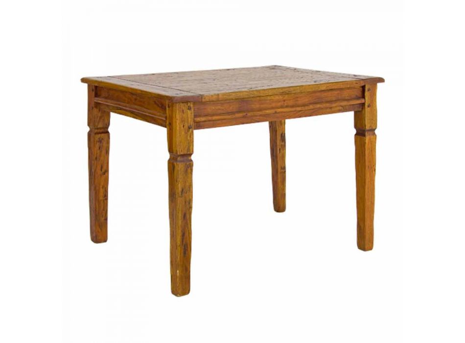 Table à manger extensible jusqu'à 290 cm en bois massif Homemotion - Carbo Viadurini