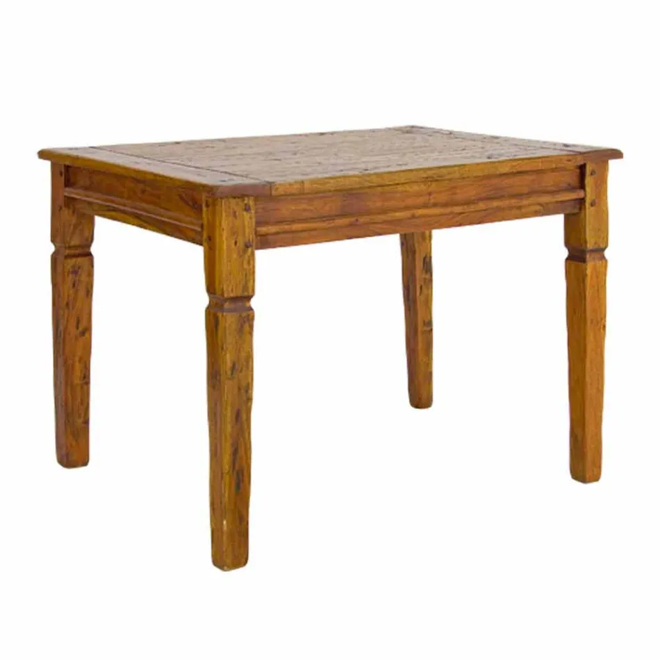 Table à manger extensible jusqu'à 290 cm en bois massif Homemotion - Carbo Viadurini