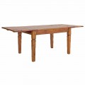 Table extensible classique jusqu'à 290 cm en bois massif Homemotion - Carbo