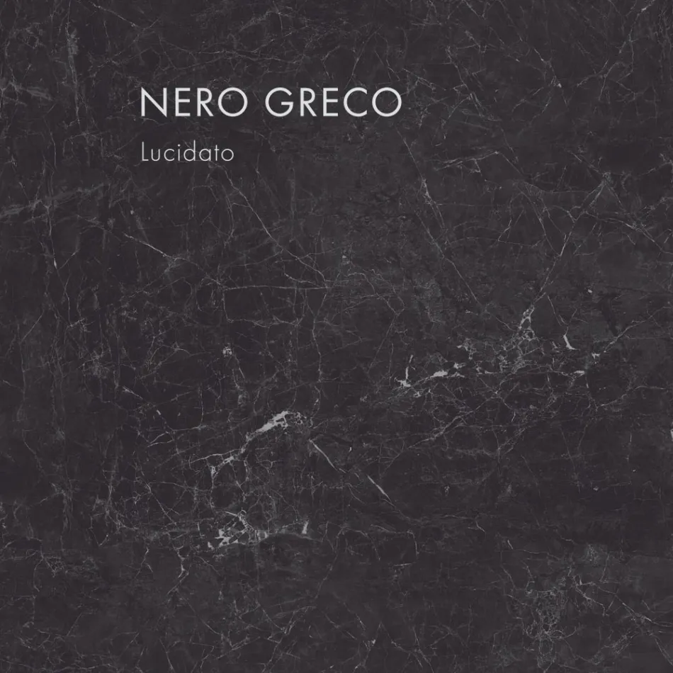 Table à manger avec plateau rond en grès cérame Made in Italy - Emilio Viadurini