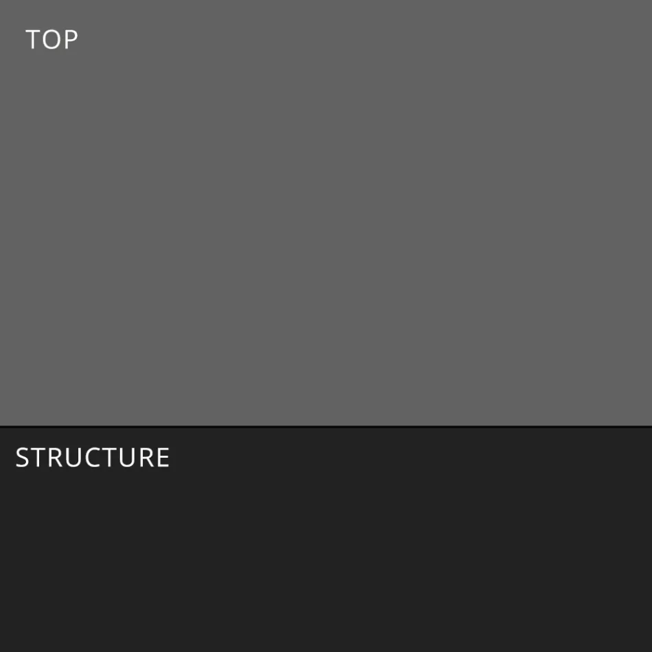 Table à manger de jardin en aluminium et Hpl ou Gres, différentes finitions - Filomena Viadurini