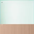 Table à manger en verre transparent et métal de différentes couleurs 5 tailles - Aschio Viadurini